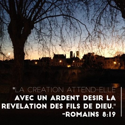 Romains 8:19, église protestante, pentecôtiste, Châtellerault